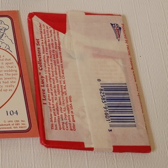 1991 PACIFIC I LOVE LUCY TRADING CARD LOT - Picture 2 of 4